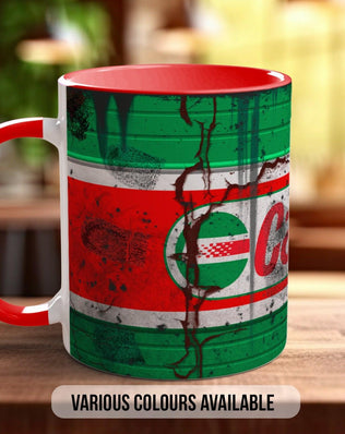 Castrol Oil Mugs Grungy - Multiple Colour Options Version 5 - Sipfull of Design