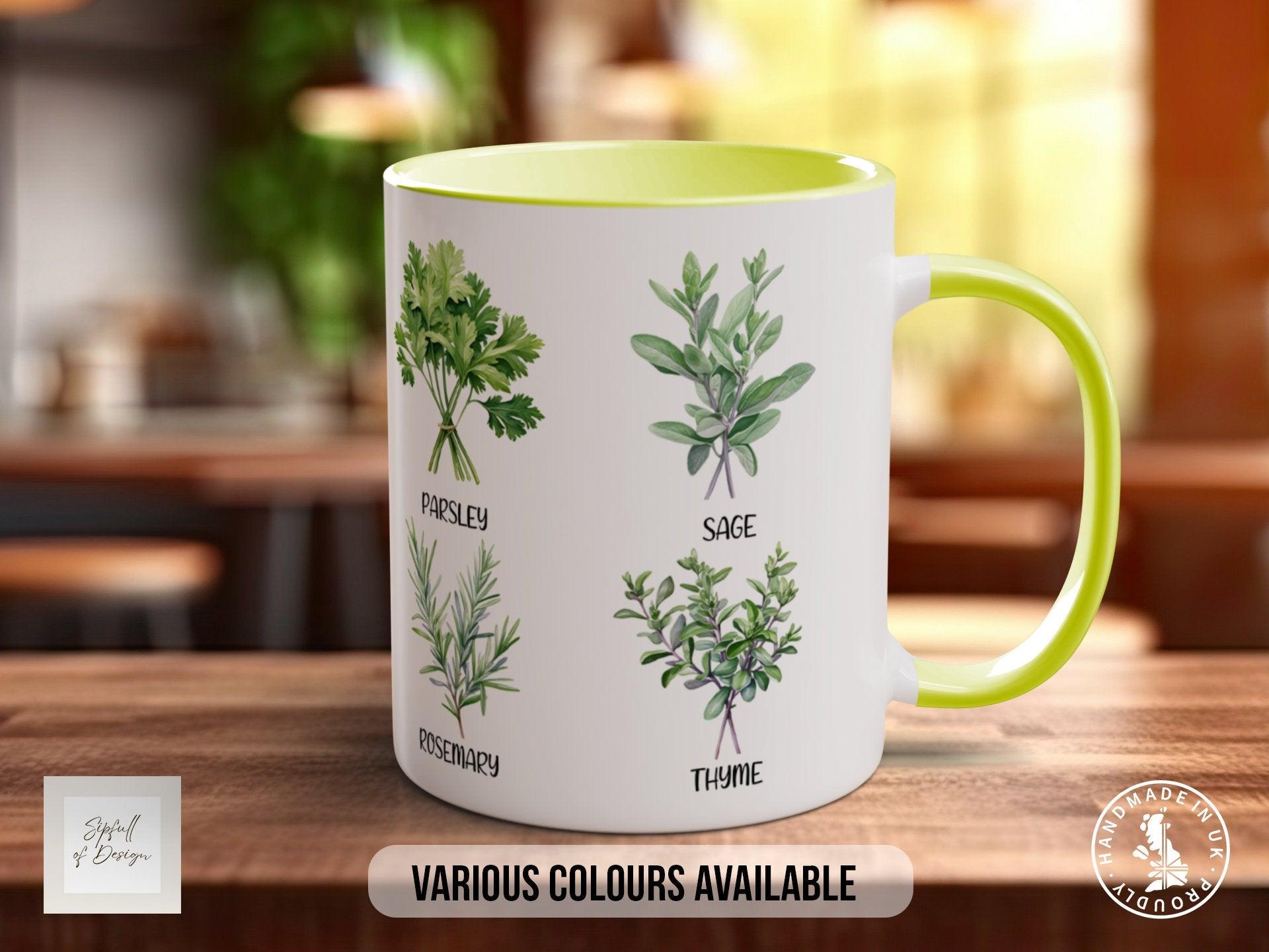 Kitchen Herbs Mug - Sipfull of Design