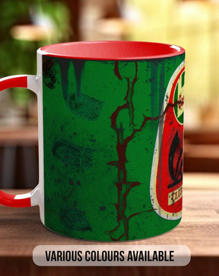 Castrol Oil Mugs Grungy - Multiple Colour Options Version 4 - Sipfull of Design