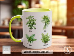 Kitchen Herbs Mug | Gift for Cooks & Herb Growers