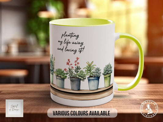 Just a Girl who Loves Plants Mug - Sipfull of Design