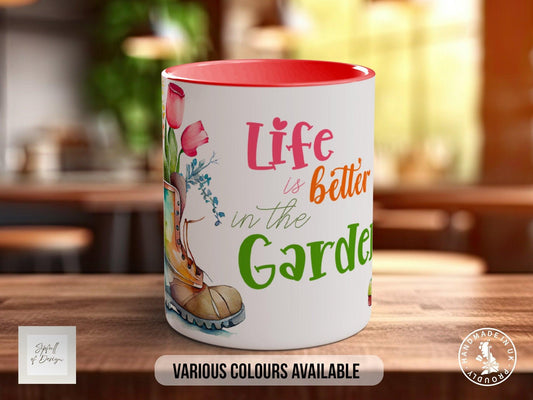 Life is Better in the Garden Mug - Sipfull of Design
