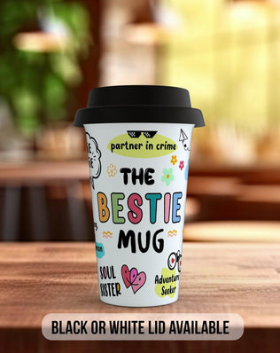 Bestie – Full-Wrap Friendship Travel Mug - Sipfull of Design
