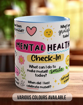 Mental Health Check-In Mug - Sipfull of Design