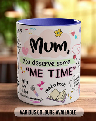 Mum Me Time Affirmations Mug - Sipfull of Design