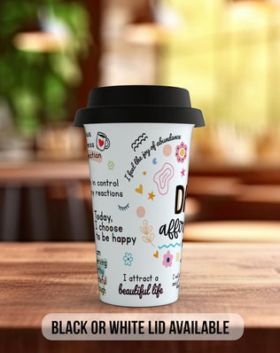 Brewing Daily Affirmations – Full-Wrap Motivational Travel Mug - Sipfull of Design
