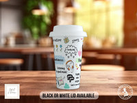 Mum Me Time – Full-Wrap Affirmations Travel Mug - Sipfull of Design