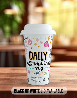 Brewing Daily Affirmations – Full-Wrap Motivational Travel Mug - Sipfull of Design