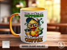 Money Can't Buy You Happiness Unless You Are Buying Coffee Duck Mug - Sipfull of Design