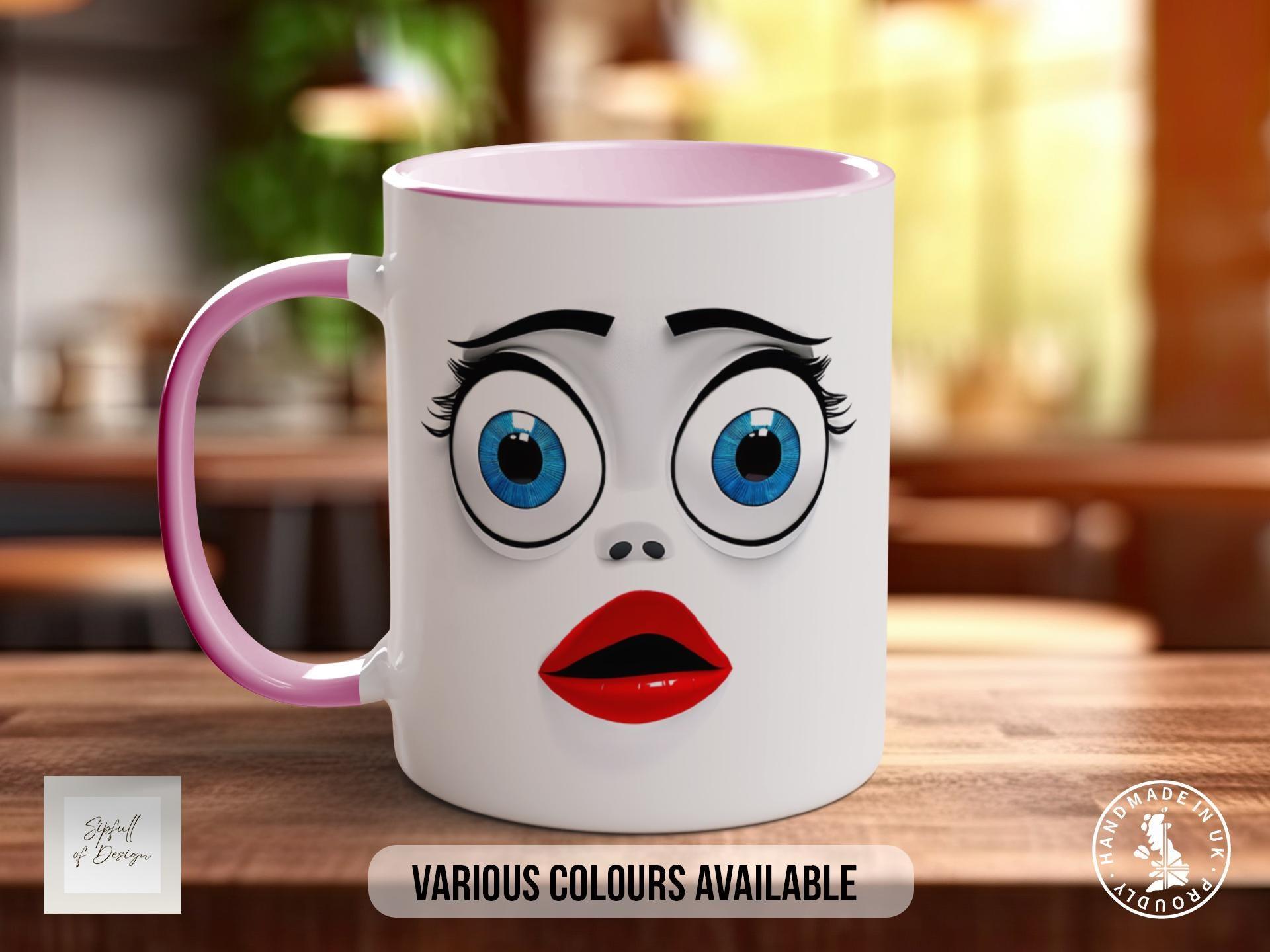 Funny Faces Mug - Sarcastic Mug Design 12 - Sipfull of Design