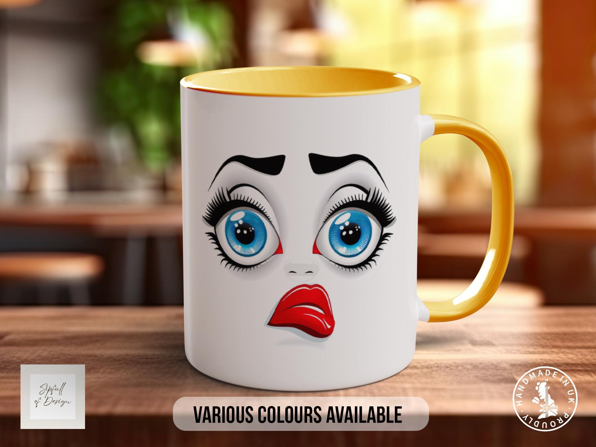 Funny Faces Mug - Sarcastic Mug Design 13 - Sipfull of Design
