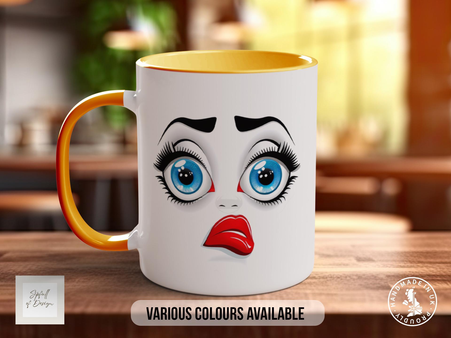 Funny Faces Mug - Sarcastic Mug Design 13 - Sipfull of Design
