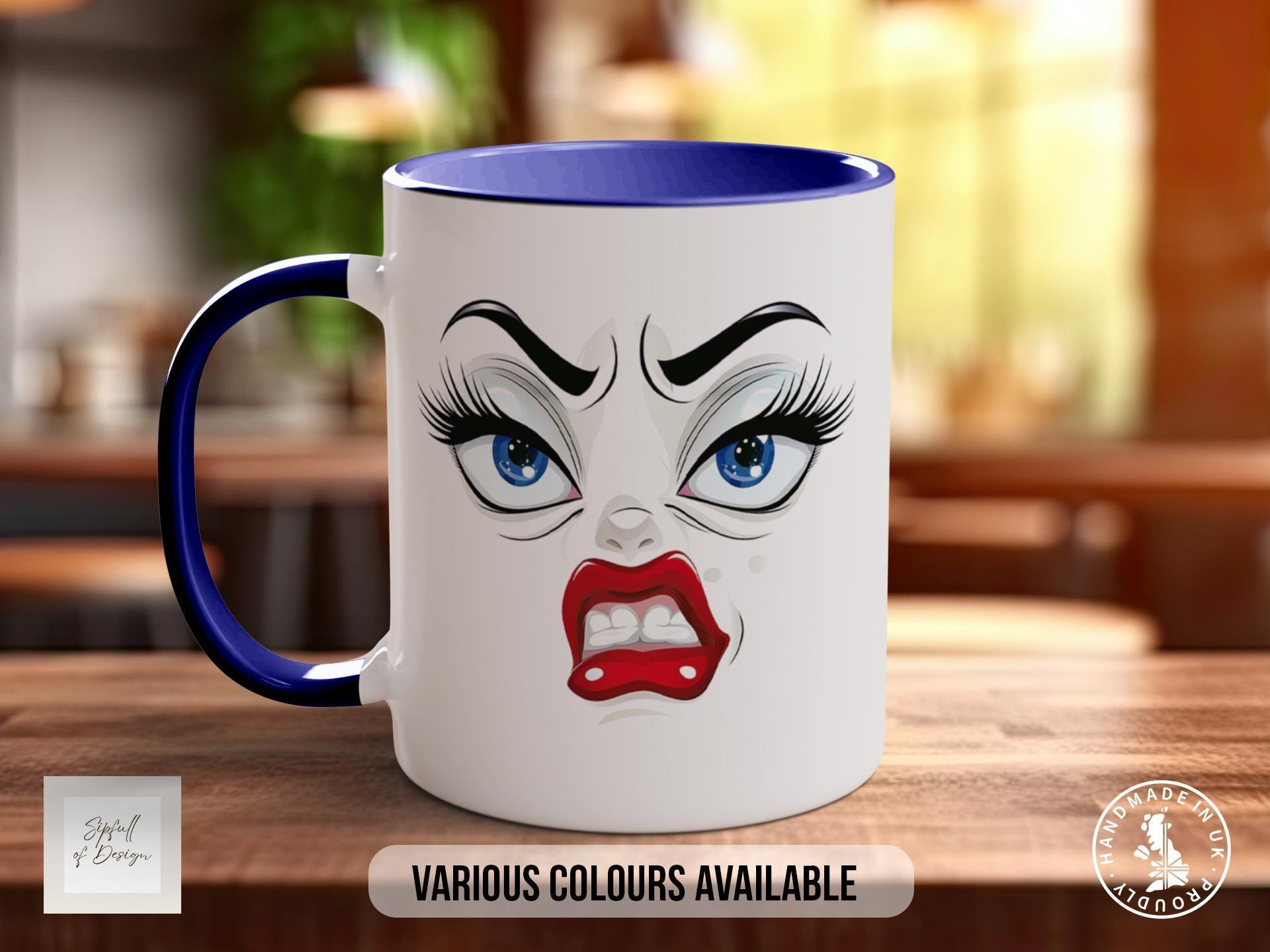 Funny Faces Mug - Sarcastic Mug Design 10 - Sipfull of Design