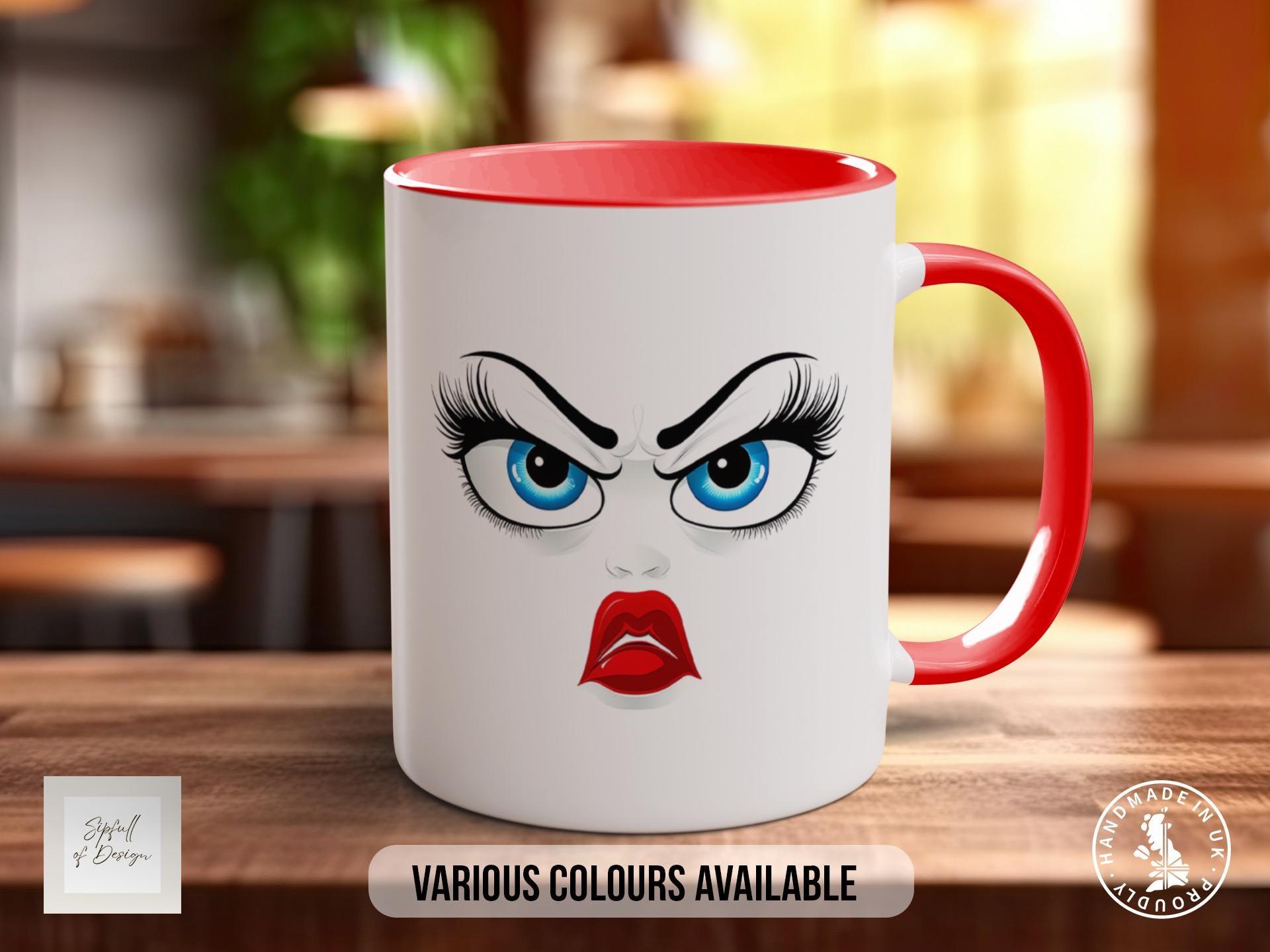 Funny Faces Mug - Sarcastic Mug Design 9 - Sipfull of Design