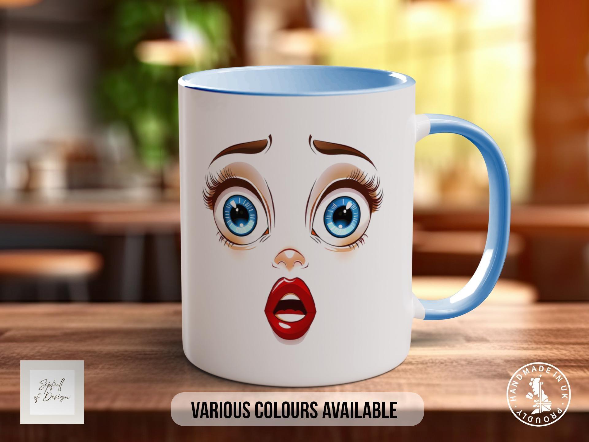 Funny Faces Mug - Sarcastic Mug Design 16 - Sipfull of Design