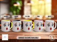 Funny Faces Mug - Sarcastic Mug Design 16 - Sipfull of Design