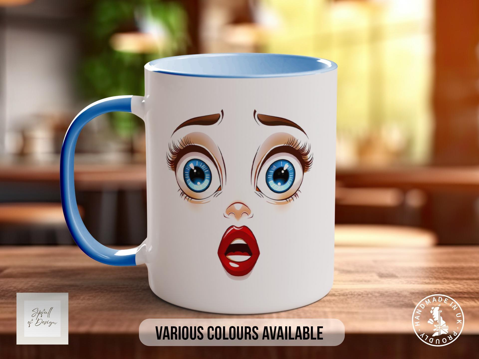 Funny Faces Mug - Sarcastic Mug Design 16 - Sipfull of Design