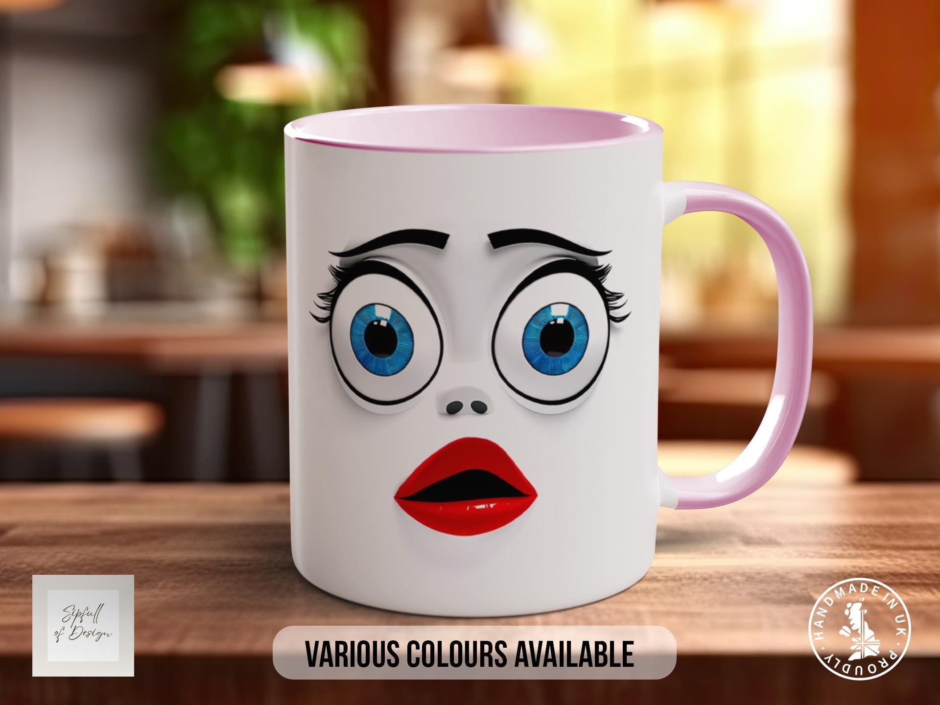 Funny Faces Mug - Sarcastic Mug Design 12 - Sipfull of Design