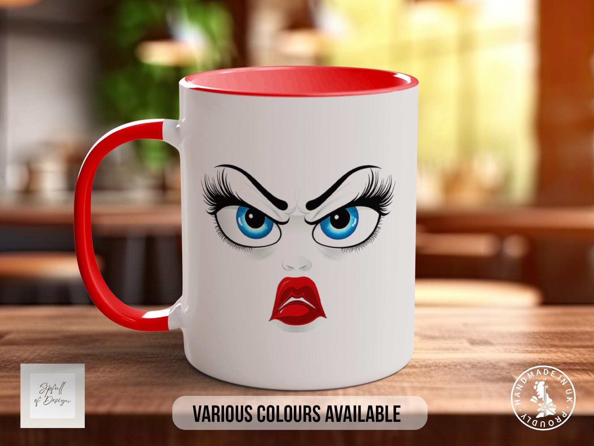 Funny Faces Mug - Sarcastic Mug Design 9 - Sipfull of Design