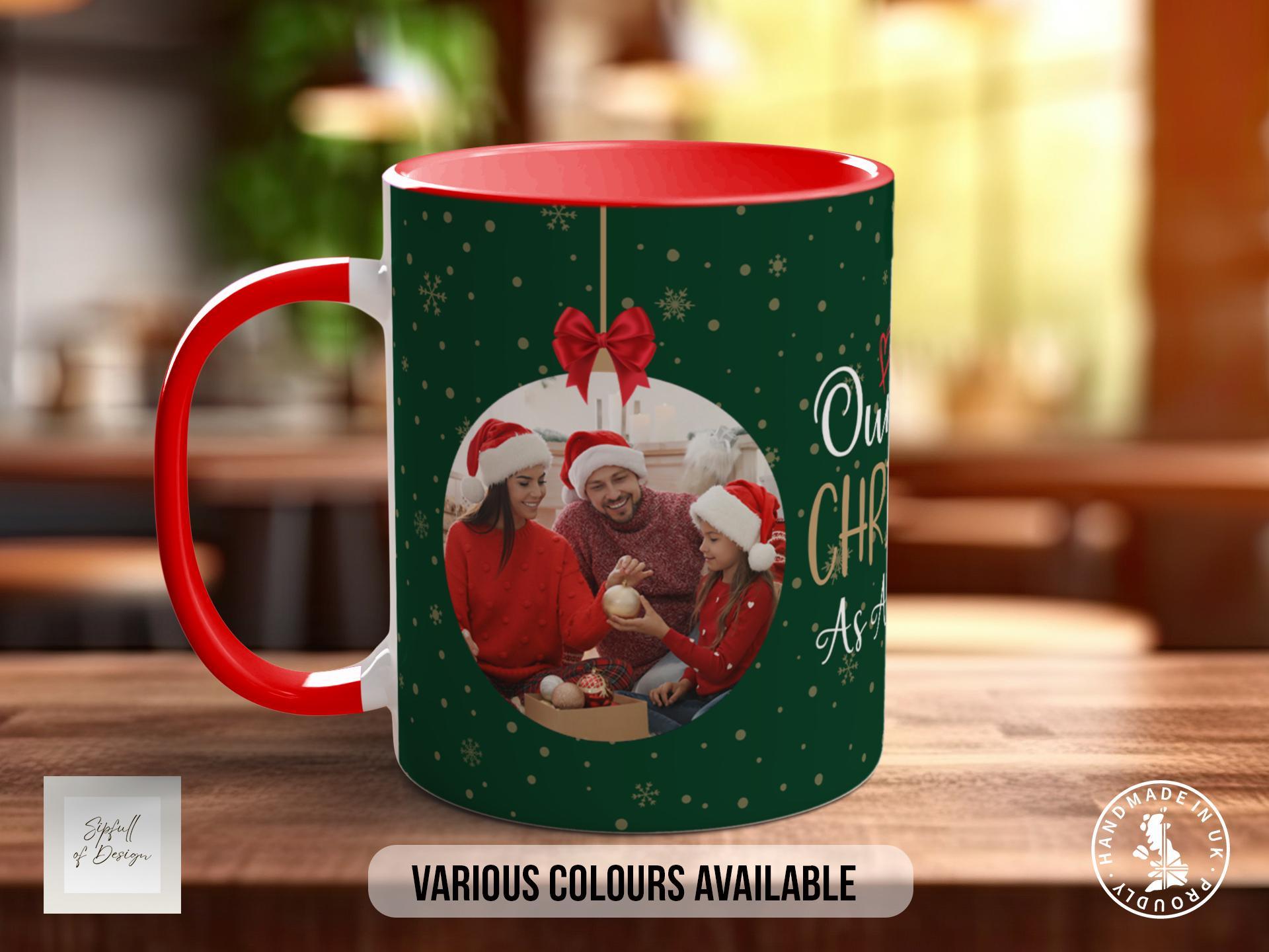 Our First Christmas As A Family Personalised Mug - Sipfull of Design