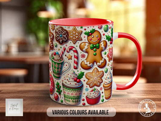 Christmas Gingerbread Mug - Sipfull of Design