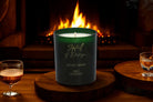 Velvet Smoke Luxury Scented Natural Wax Personalised Candle - 40+ hours burn time - Sipfull of Design