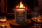Velvet Smoke Luxury Scented Natural Wax Personalised Candle - 40+ hours burn time - Sipfull of Design