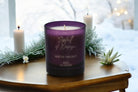 Winter Twilight Luxury Scented Natural Wax Personalised Candle - 40+ hours burn time - Custom Message - Sipfull of Design