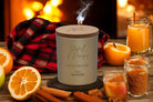 Spiced Orchard Luxury Scented Natural Wax Personalised Candle - 40+ hours burn time - Sipfull of Design