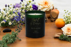 Mystic Bloom Luxury Scented Natural Wax Personalised Candle - 40+ hours burn time - Sipfull of Design