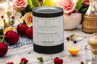 Plum Enchantment Luxury Scented Natural Wax Personalised Candle - 40+ hours burn time - Sipfull of Design