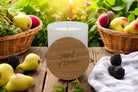 Summer Orchard Luxury Scented Natural Wax Personalised Candle - 40+ hours burn time - Sipfull of Design