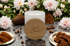 Velvet Spring Luxury Scented Natural Wax Personalised Candle - 40+ hours burn time - Sipfull of Design