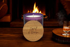Velvet Smoke Luxury Scented Natural Wax Personalised Candle - 40+ hours burn time - Sipfull of Design
