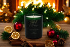 Yuletide Glow Luxury Scented Natural Wax Personalised Candle - 40+ hours burn time - Sipfull of Design