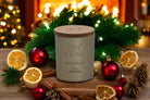 Yuletide Glow Luxury Scented Natural Wax Personalised Candle - 40+ hours burn time - Sipfull of Design