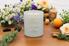 Mystic Bloom Luxury Scented Natural Wax Personalised Candle - 40+ hours burn time - Sipfull of Design