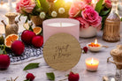 Plum Enchantment Luxury Scented Natural Wax Personalised Candle - 40+ hours burn time - Sipfull of Design