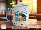 Personalised Best Dad Mug, Custom Fist Bump Design, Up to Six Kids' Names, Thoughtful Gift for Dad, Father’s Day Mug