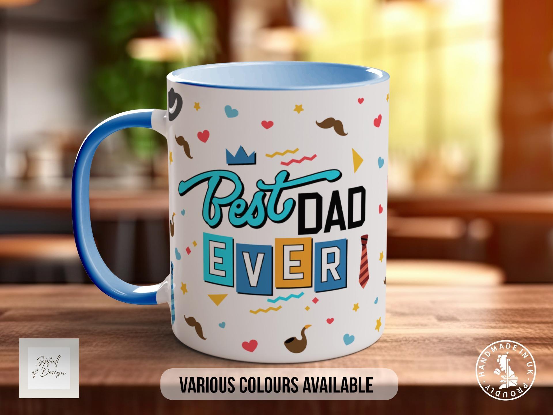 Best Dad Ever Fist Bump Mug – Add Kids’ Names - Sipfull of Design