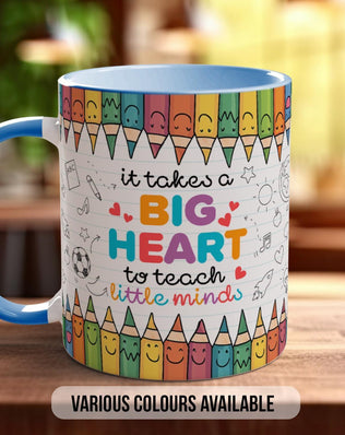 It Takes a Big Heart Mug - Sipfull of Design
