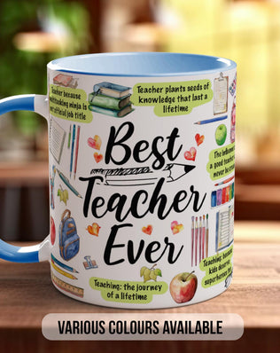 Best Teacher Ever Mug - Sipfull of Design