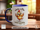 Inhale Coffee Exhale Negativity Chick Mug - Sipfull of Design