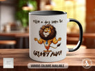 Coffee A Day Keeps The Grumpy Away! Lion Mug - Sipfull of Design