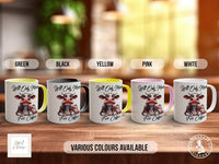 Will Only Move For Coffee Cow Mug - Sipfull of Design