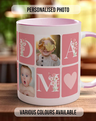 Grandma Mothers Day Personalised Photo Mug - Sipfull of Design