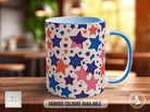 Colourful Stars Pattern Full Wrap Coloured Art Mug - Design 11 - Sipfull of Design