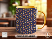 Night Sky Stars Pattern Full Wrap Coloured Art Mug - Design 12 - Sipfull of Design