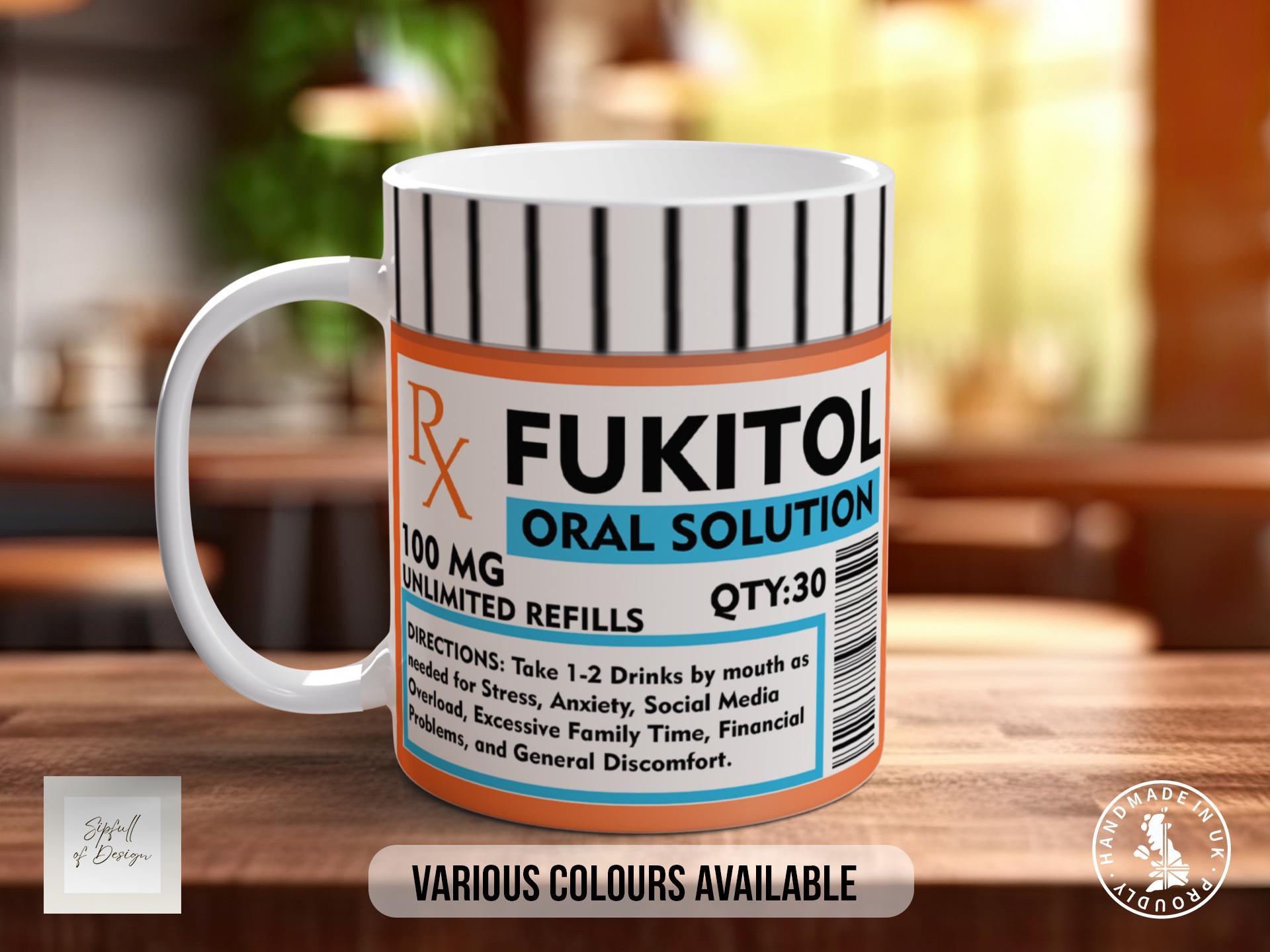 Fukitol Oral Solution Coloured Mug - Sipfull of Design