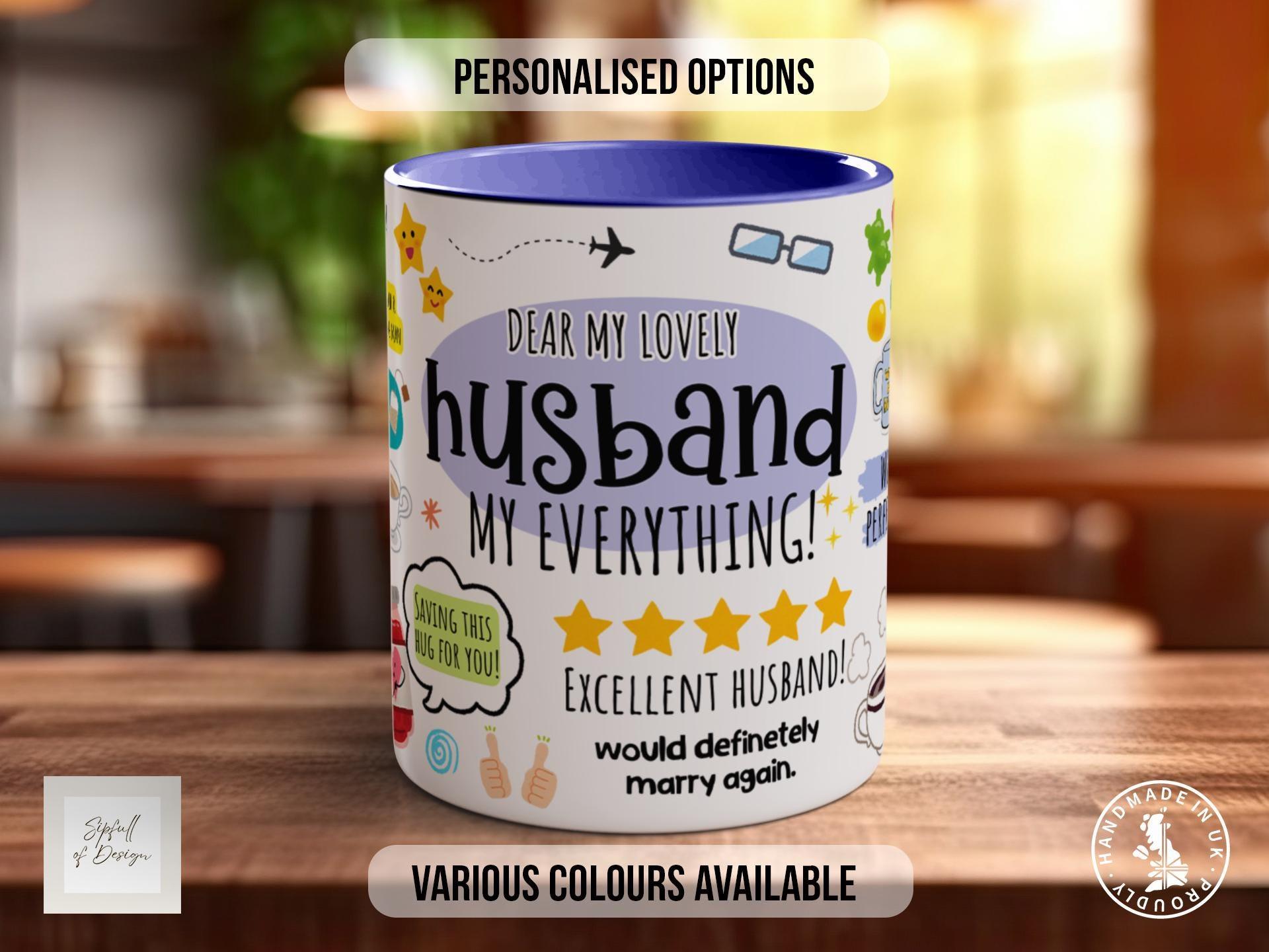 Dear My Lovely Husband Mug - Sipfull of Design